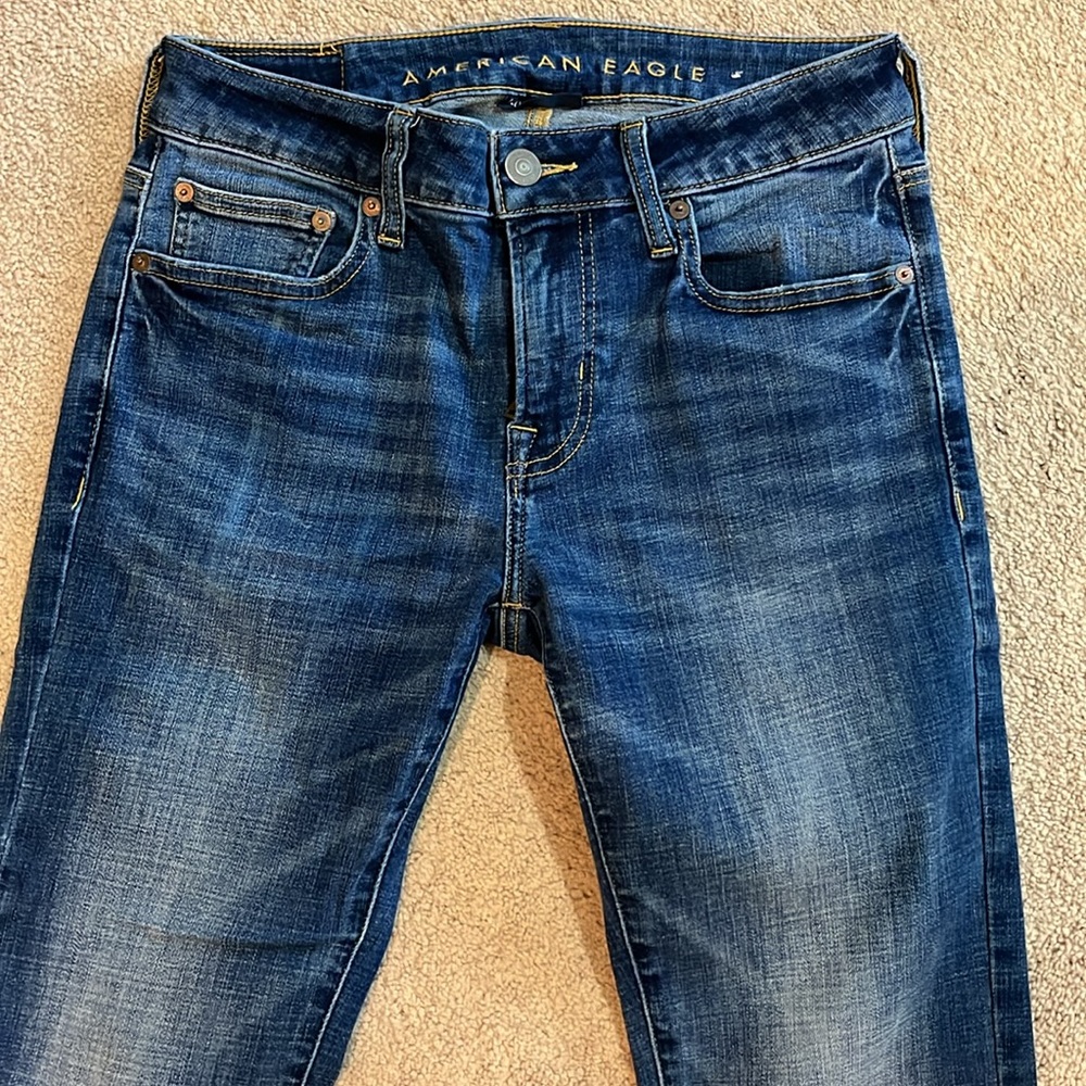 Men’s American Eagle 30x 32 Skinny Jeans - Picture 2 of 10